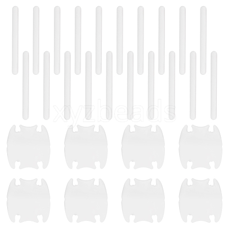 Car Door Handle Bling Plastic Protective Sticker AJEW-WH0518-77-1