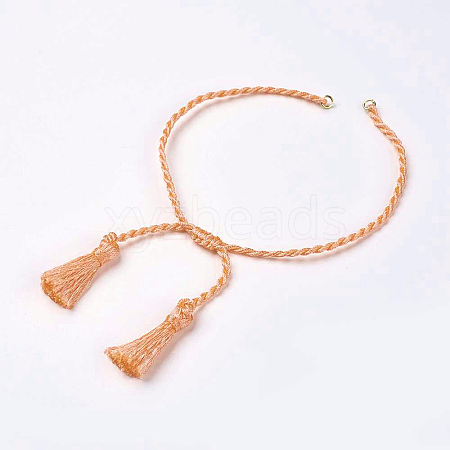 Polyester DIY Braided Bracelet Making MAK-K018-A10-1