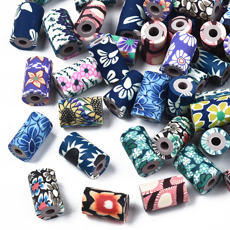 Handmade Polymer Clay Beads CLAY-N008-046-1