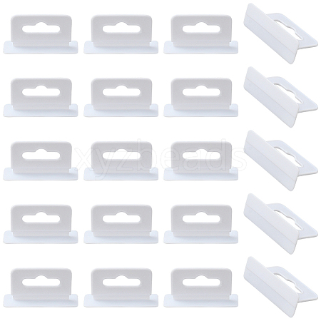 80Pcs Rectangle PP with PE Hanging Tabs KY-CP0001-35B-1