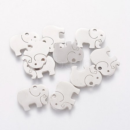 Tarnish Resistant 304 Stainless Steel Charms STAS-Q201-T145-1