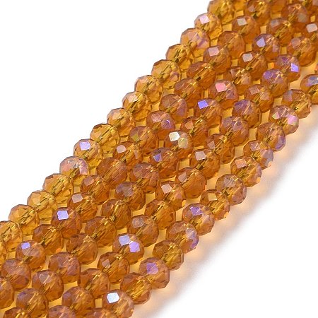 Electroplate Glass Beads Strands EGLA-A044-T2mm-L04-1