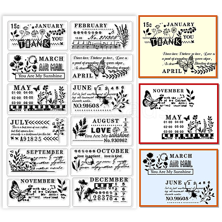 PVC Plastic Clear Stamps DIY-WH0631-0106-1