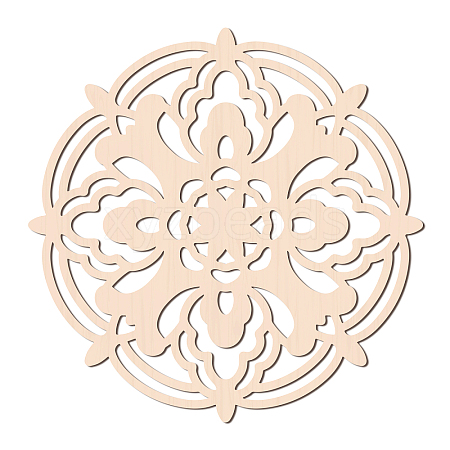 Laser Cut Wooden Wall Sculpture WOOD-WH0105-088-1