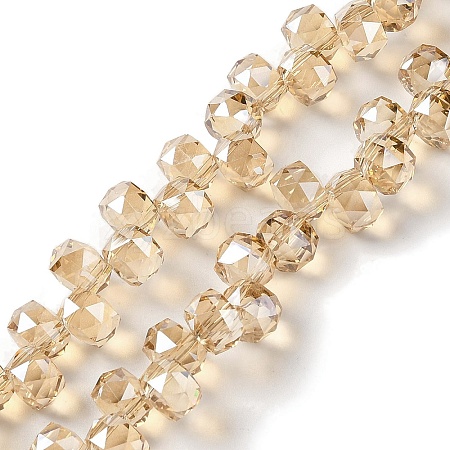 Pearl Luster Plated Electroplate Beads Strands EGLA-H104-09A-PL01-1