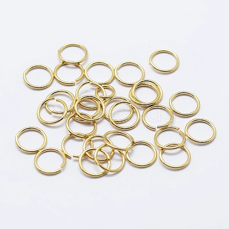 925 Sterling Silver Saw Cut Open Jump Rings STER-F036-02G-0.6x4mm-1