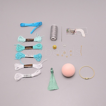 DIY Hand JuQiu Punch Needle Making Kits DIY-TAC0012-54C-1