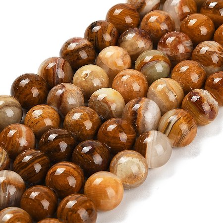 Natural Wood Lace Stone Beads Strands G-B128-A04-04-1