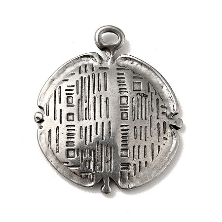 Tibetan Style 304 Stainless Steel Pendants STAS-G278-16AS-1