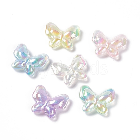 Opaque Acrylic Beads X-OACR-C009-02-1