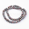 Electroplate Glass Beads Strands EGLA-P018-8mm-H07-1A-2