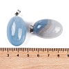 Natural Agate Dyed Pendants G-Q172-07P-02-3