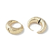 Texture Ring Brass Stud Earrings for Women EJEW-H006-04P-2