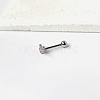 Angel Wing Heart 316L Surgical Stainless Steel Pave Cubic Zirconia Tongue Rings FS-WG901EE-06-4
