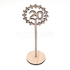 Wooden Table Plate Display Decoration DJEW-WH0015-09B-3