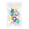 10Pcs 5 Colors Opaque Acrylic Beads MACR-YW0002-06-7