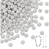 200Pcs Pave Disco Ball Beads RB-PH0001-41E-7