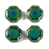 Two Tone Crackle Glass Beads GLAA-Z007-11E-1