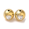 CCB Plastic with Rhinestone Beads CCB-B003-34G-1