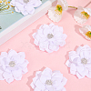 Polyester & Rhinestones Ornament Accessories DIY-WH20063-015D-7