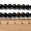 Dyed Natural Blue Tiger Iron Beads Strands G-G286-A02-6mm-5