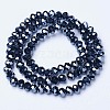Electroplate Glass Beads Strands X-EGLA-A034-P10mm-A18-2