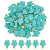 ARRICRAFT 100Pcs Dyed Synthetic Turquoise Pendants FIND-AR0004-21-1