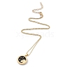 Alloy Rhinestone Pendant Necklaces NJEW-H306-A09-G-4