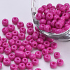 Baking Paint Glass Seed Beads SEED-Q025-4mm-M18-1