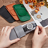  4Pcs 4 Colors PU Leather Jewelry Storage Clamshell Bags ABAG-NB0002-06-3