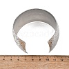 Hammered Brass Cuff Bangles for Women BJEW-A163-04A-P-5