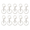 10Pcs Alloy Split Key Rings KK-YW0002-01P-1