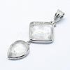 Natural Quartz Crystal Big Pendants G-L468-06-1