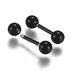 304 Stainless Steel Ball Stud Earrings EJEW-H113-02EB-C-2