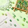 100Pcs Transparent Frosted Glass Beads Strands GLAA-CJ0002-04-6