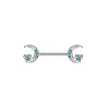 316L Surgical Stainless Steel Nipple Rings WGBF921-03-1