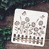 PET Hollow Out Drawing Painting Stencils DIY-WH0383-0039-3