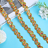 Polyester Paillette Lace Ribbon OCOR-WH0078-113B-4