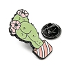 Cactus & Flower Enamel Pins JEWB-P021-B02-3