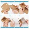 Foldable Paper Drawer Boxes with Clear Plastic Cover CON-WH0095-68B-05-4