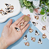 DICOSMETIC 20Pcs 2 Styles Alloy Enamel Pendant ENAM-DC0001-67-3