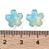 Dyed & Heated Glass Bead Caps GLAA-Z019-03O-3