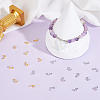 500Pcs 2 Colors Brass Bead Tips KK-ME0003-42-5