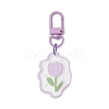 Flower Acrylic Pendant Decoraiton HJEW-JM01389-3