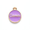 Alloy Enamel Pendants X-ENAM-S124-01B-01I-3