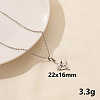 Stylish Stainless Steel Bird Pendant Necklace for Women GL2077-3-1