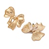 Alloy Bowknot Stud Earrings for Women EJEW-U028-10G-3