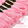 10 Skeins 6-Ply Polyester Embroidery Floss OCOR-CY0004-38F-2