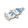 Winter Theme Alloy Enamel Pendants ENAM-M002-04O-P-2