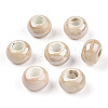 Glazed Porcelain Rondelle Beads X-PORC-Q219-13x9-F13-3